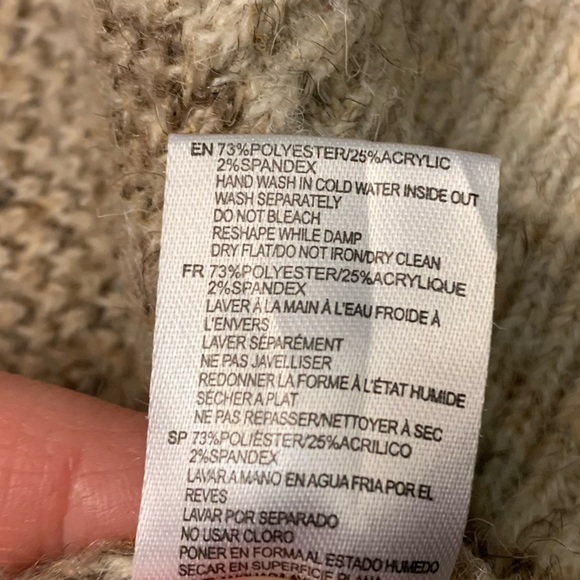 Anthropologie sweater camo brown size medium - Picture 8 of 9